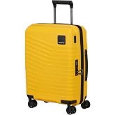 Samsonite Intuo Cabin Trolley Case, 55 cm | Yellow, expandable hard case, 55H x 40W x 20D cm, 39/45 L, 2.3 kg, with TSA lock