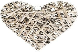 Rayher coeur en bois , 15.5cm x 14.5cm, 65059000, Blanc
