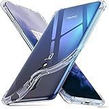 ORNARTO Case for OnePlus 7 Pro, Transparent Soft TPU Silicone Mobile Phone Case Four Corner Edge Shock Absorption Design Scra