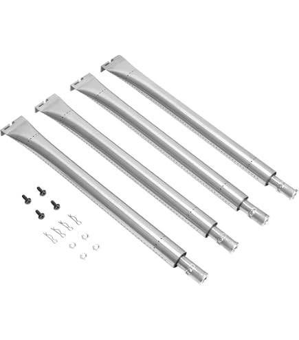 Lot De 3 Cache-brûleurs En Acier Inox 1,3 Mm Pour Barbecues Broil King, Broil Mate, Huntington - 40 X 15,2 Cm