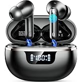 Wireless Bluetooth 5.4 HiFi Stereo Headphones, 48H Bluetooth Headphones | Wireless Headphones, 4 ENC Noise Cancelling HD Mic,