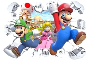 Siphus Stickers Muraux Enfants, Autocollant Mural Enfant, 3D Stickers Mural 40cm x 60cm, Stickers Chambre Enfant, Stickers Muraux Chambre, Decoration Murale, pour la Chambre Enfants, Salon