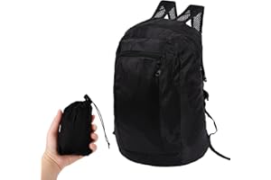 TSLBW Sac à dos pliable, Sac à dos de randonnée résistant à l'eau, Sac à dos pliable ultra léger, Sac à dos pliable de voyage, Sac à dos de sport pliable pour Hommes Femmes Camping Vélo Marche