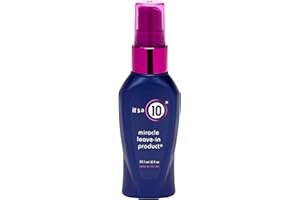It's a 10 Haircare - Miracle Leave-In Product Spray, Natural Ingredients, Smoothes & Eliminates Frizz, Restores Shine, Colour Safe, Natural Ingredients, 60ml