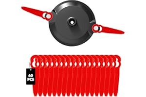 Viitech Disco di ricambio e 60 lame di ricambio per tagliaerba e tagliabordi, lama di ricambio per FRTA 20 A1 IAN 282232 LIDL