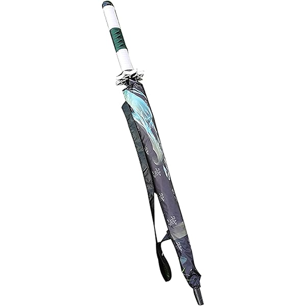 Anime Paraplu Lange Handvat Paraplu Voor Demon Slayer Zonnige En Regenachtige Dag Dual-Use Paraplu, Tokitou Muichirou, Samurai Persoonlijkheid Creatieve Paraplu Parasol Cos