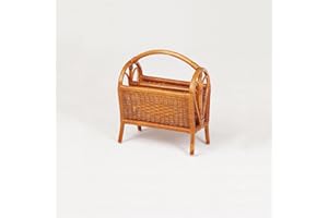 HANSEN KORBWAREN Hansen Rattan-Zeitungsständer 3847/F610 honig gebeizt B 45 T 26 H 45 cm