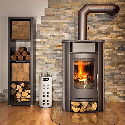 TecTake® 5 teiliges Kaminbesteck Kamingarnitur Kaminwerkzeug Kaminset mit Edelstahlgriffe - 2