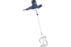 Güde Mieszadło GRW 1400 (1400 W, bezstopniowa elektroniczna regulacja prędkości obrotowej w uchwycie 0-760 1/min, metalowa przekładnia, ergonomiczny, uchwyt mieszadła M14, mieszadło ø 140 mm do