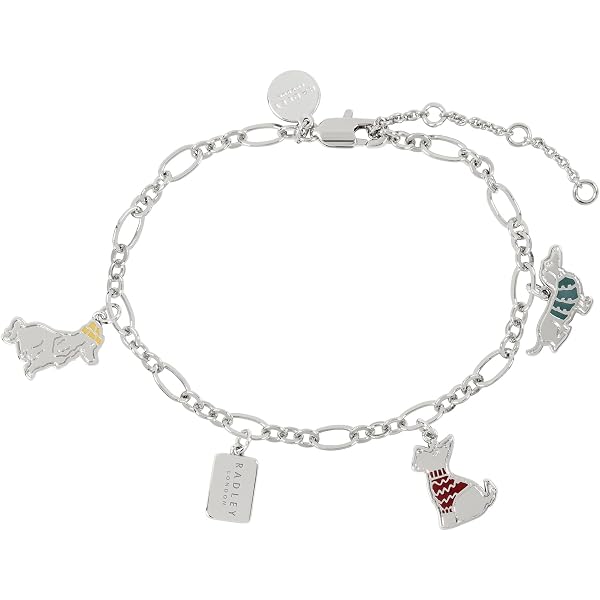 RADLEY Bracciale placcato oro rosa 18 carati effetto martello
