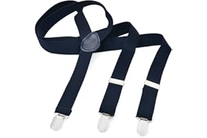 MIOBO Hombre Mujer Long Tirantes y forma Style 3 clips elástico multicolor estrecha con varios diseño