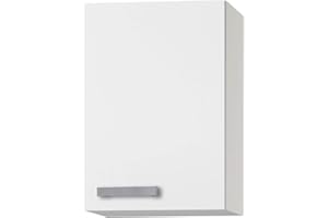 MMR Hängeschrank Küche Dallas, 1-türig, 40 cm breit, wechselseitig montierbare Tür, Weiß