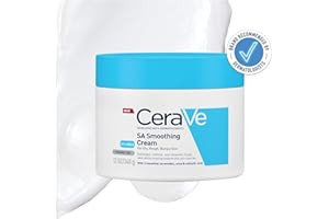 CeraVe SA Smoothing Cream, Body, With 3 essential ceramides, urea & salicylic acid, For dry, rough, bumpy sky, 340 g/12 oz