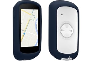 kwmobile Hülle kompatibel mit Garmin Edge Explore 2 - Silikon GPS Fahrrad Case Schutzhülle - in Dunkelblau