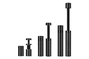 Nuwo Kit 3 Pezzi Supporto Scheda Grafica GPU Scheda Video Universale, Staffa di Supporto in Alluminio con Magnete, Supporto VGA Altezza Regolabile, per Tenere la Scheda Grafica in Posizione (Nero)