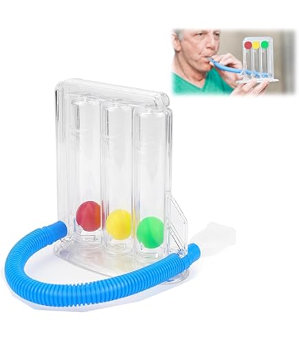 Spiromètre d'incitation, exercice de capacité pulmonaire avec Spiromètre d'incitation, exercice de capacité pulmonaire avec