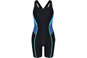 Charmo Girls Swimsuit Boyleg One Piece Athletic Bathing Suit Training Swimwear 7-16 Years