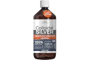INSTITUT KATHAROS Argent Colloïdal 40 PPM 1000 ml - Supérieur au 15ppm & 20ppm - Oligo élément bio disponible - Liquide 100% Naturel - Pour famille & Animaux