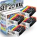 Produktbild Spetan 20 Druckerpatronen kompatibel für Canon PGI-570 XL CLI-571 XL mit Chip für Canon Pixma TS5050 MG5750 MG7750 MG5751 MG5752 MG5753 MG6850 MG6851 MG6852 MG6853 TS5051 TS6050 TS6051 TS6052 TS5055