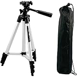 Camera Camcorder Tripod Stand Holder Compact Tripod Fits for Canon Olympus Nikon Sony Pente Up to 50"
