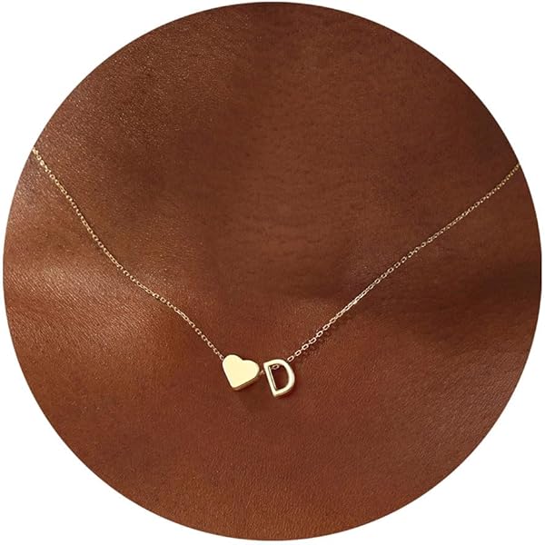 TINGN Kousvullers voor tienermeisjes - 18K goud/wit verguld hartketting voor meisjes goud zilver initiaal kettingen jubileum verjaardag kerstcadeaus