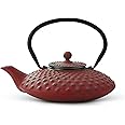 Bredemeijer Teapot Cast Iron Xilin 0.8L Red, 0.8 Litre