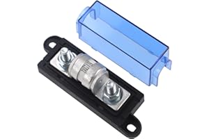 RKURCK 500VDC 300A IR10KA Class T Fuse Holder Fuse Block 300Amp for Inverters and Car Stereos as Well as High Power Appliances in RVs, Boats, Cars, Trucks