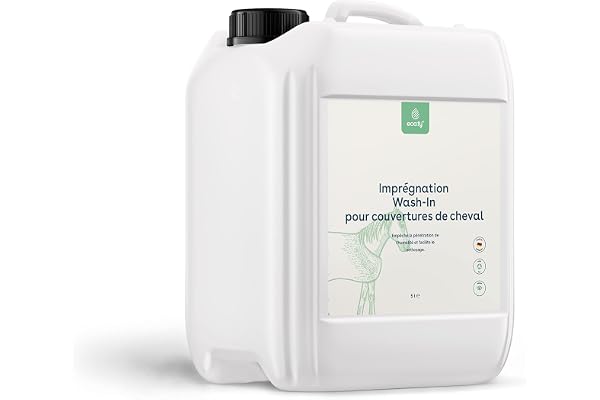 Eco:fy Couverture pour chevaux Wash-In Einwash - Imperméabilisant - Respire et protège contre l'humidité et la saleté