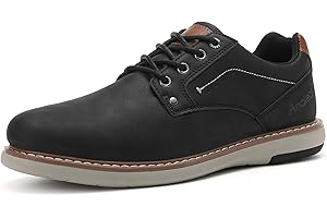 ANALEAF Hombres Oxfords Formal Traje Zapatos con Clásico Moderno Cordones Zapatillas