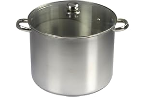 Baumalu 342684 Marmite Traiteur + Couvercle 19 L Diamètre 32 cm en Acier Inoxydable