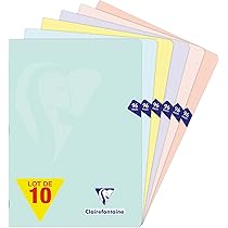 393101C Un Cahier Agrafé Mimesys Incolore - A4 21x29,7 cm 48 Pages