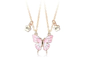 MAIGO Best Friend Ensemble - Butterfly Necklace Set for Girls
