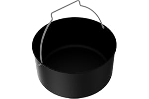 Haier Moule à Gâteaux pour Air Fryer et Friteuse sans Huile - Cuisson Facile - Diamètre 20 cm - Résultat Parfait - Gain de Temps - Lavable au Lave-Vaisselle - Accessoire pour Air Fryer