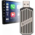 Portronics Tune, 2-in-1 Wireless Car Receiver, Converts Wired Auto Android & CarPlay to Wireless, Bluetooth Connectivity, Onl