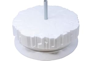 VIALIA Eisfreihalter 40 cm Durchmesser Styropor Eisscholle für Gartenteich, eisfreier Teich im Winter