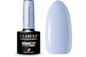 5 lakierów UV Marshmallow 5 ml Claresa