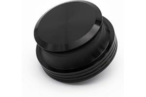 BIKO Schallplattengewicht Record Weight für Plattenspieler aus Aluminium (Schwarz, Gewicht: 422g)