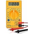 V-TEC Lcd Display Digital Multi-Meter Digital Multimeter (Yellow Color), Battery Powered