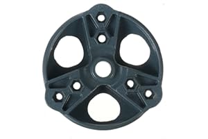 LIOAEUST Wind Turbine Generator Hub, 3/5 Blades Durable Thick Wheel Hub for S/M Type Wind Turbine Low Noise for Wind Turbine Replacement Part(3 Blades)