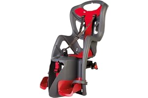 B BELLELLI Pepe - Siège arrière pour vélo - pour Les Enfants jusqu'à 22 kg, de 3 à 8 Ans - Fixation au Porte-Bagages