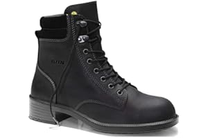 ELTEN NIKOLA Black Mid ESD S2 buty ochronne, damskie, biznesowe, eleganckie, czarne, stalowe noski