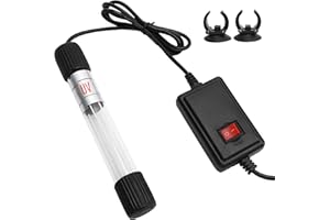 FYBIDA 220 V UE Wtyczka Akwarium Zatapialna Lampa UV Akwarium Oczyszczanie Wody Glony Czyste Światło Rozrządu Lampa Ultrafioletowa(11W)