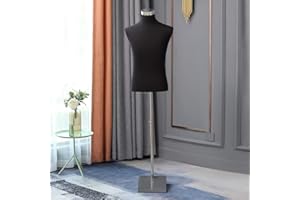 Loywe Schneiderpuppe Herrenbüste Büste Torso Gr.46/48 | LW6001S(Herrnbüste Schwarz)