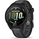 Garmin Forerunner 165, Easy to Use Lightweight GPS Running Smartwatch, AMOLED Touchscreen, Advanced Training, Insights and Fe