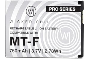 Wicked Chili Akku kompatibel mit AVM Fritz!Fon C5, C4, M2, MT-F, Motorola MOTOFONE F3, EM325, M325, EM25 - Ersatz-Akku für: AVM 312BAT016, 312BAT006, 312BAT006CS-FVM446CL - 750mAh Li-Ion