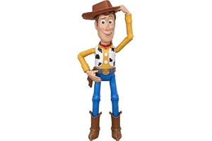 Mattel Disney och Pixar Toy Story 5 Howdy Partner Woody | Stor figur, 30 cm leksak med hattlyft, 14 rörliga leder, JKV38