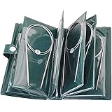 PALUDO Rundstricknadeln Set - 11 Stück Edelstahl Nadeln 1,5-5,0mm 80cm