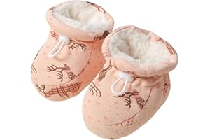 YODAOLI Warm Fur Baby Boots, Toddler Winter Warm Shoes, Baby Winter Thickened Warm Cotton Shoes, Infant Winter Warm Fleece with Drawstring Shoes, for Infant Toddler 0-18 Months