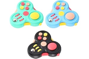 YCZCHE14 3 Piezas Cubo Antiestres Fidget Toy con 6 módulos Relajantes Juguetes, Juguetes Fidget Toy Fidget Pad, para niños y Adultos Anti-ansiedad Anti-Stress