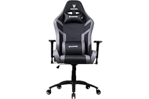 Oversteel - DIAMOND Sedia da gaming professionale in similpelle, braccioli 3D, regolabile in altezza, reclinabile a 180°, pistone a gas di classe 4, fino a 150Kg, Colore Grigio
